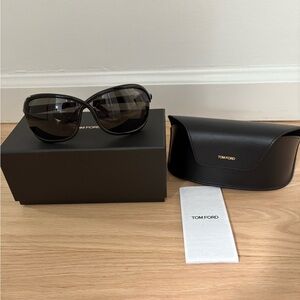 Tom Ford Fernanda 68mm Black Sunglasses Sleek Modern Design